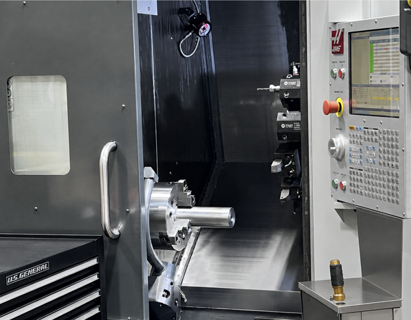 Haas ST-25Y CNC turning center at Cutting Edge Manufacturing